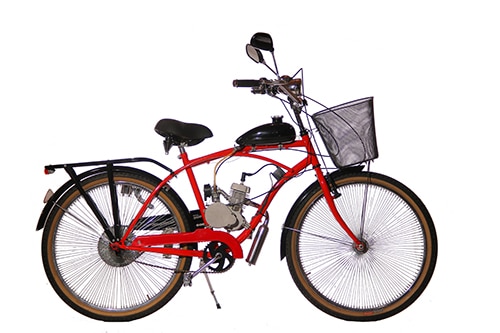 red motor bike